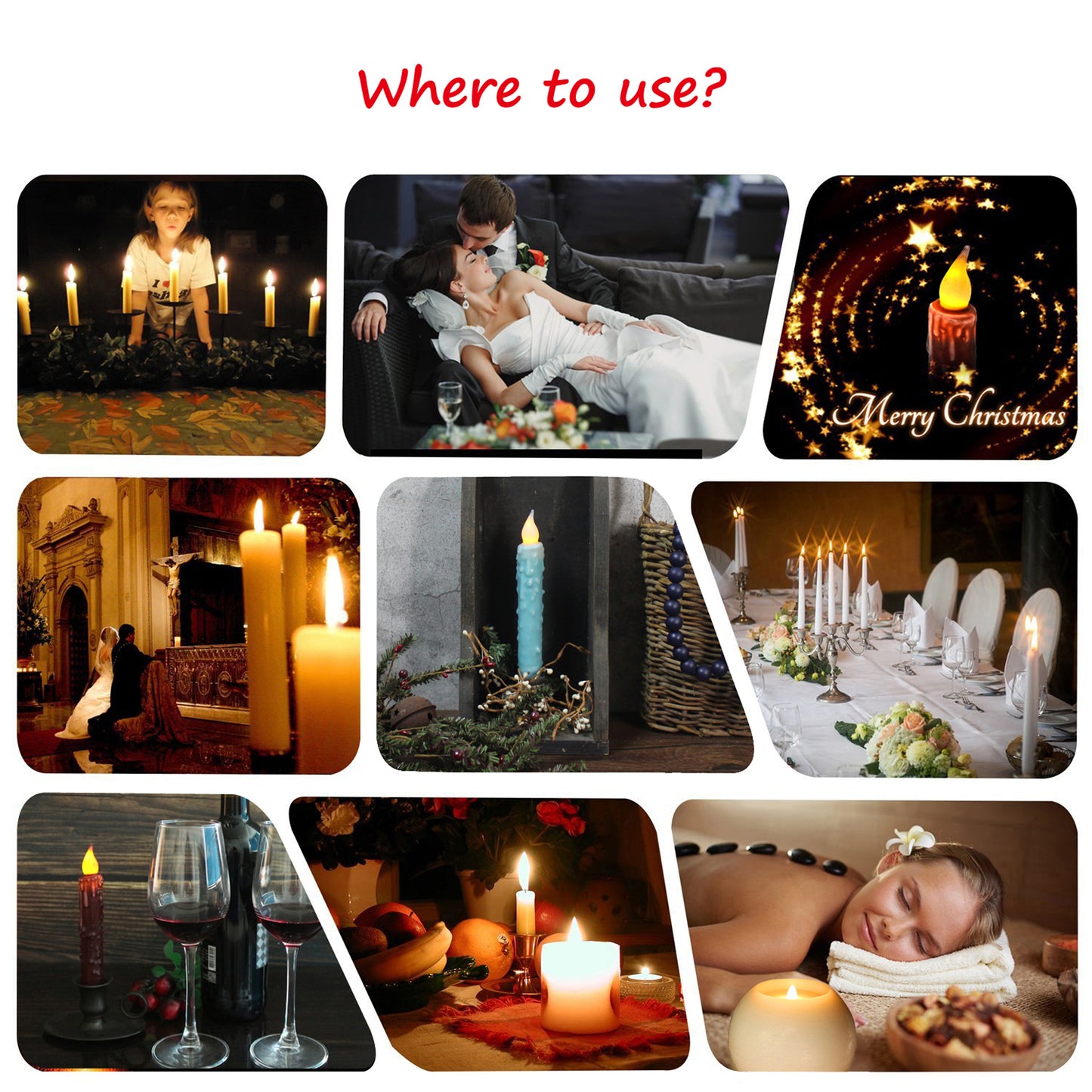 CVHOMEDECO. Real Wax Hand Dipped Battery Operated LED Timer Taper Candles Rustic Primitive Flameless Lights Decor, 6.75 Inch, Teal, 6 PCS in a Package