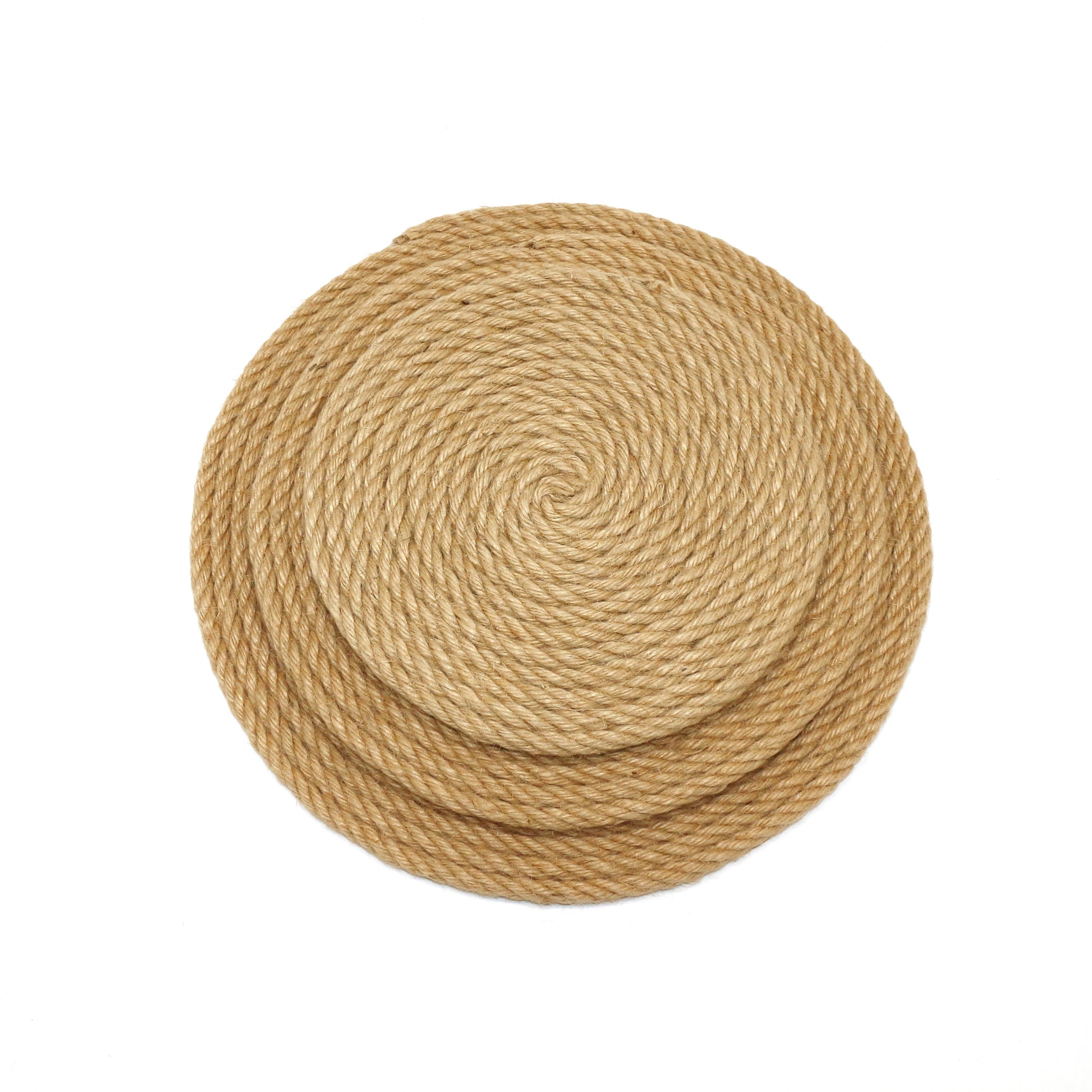 Hemp Rope Round Disc for Wall Hanging, Indoor DIY Wall Art